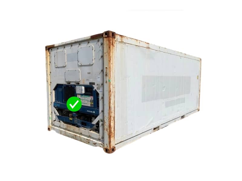 CONTENEDOR MARÍTIMO FRIGORÍFICO USADO 20 PIES