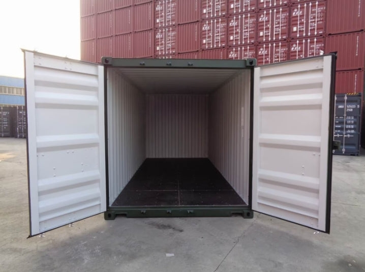 CONTENEDOR MARITIMO DE 20 PIES / RAL 6007