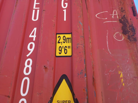 CONTENEDOR DE 40 PIES HIGH CUBE (HC) USADO – CALIDAD B