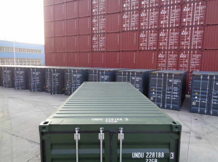 CONTENEDOR MARITIMO DE 20 PIES / RAL 6007