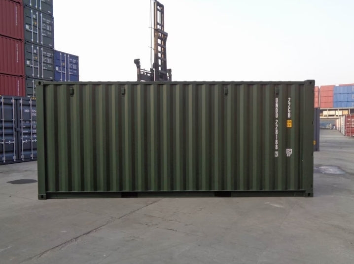 CONTENEDOR MARITIMO DE 20 PIES / RAL 6007