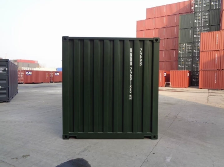 CONTENEDOR MARITIMO DE 20 PIES / RAL 6007